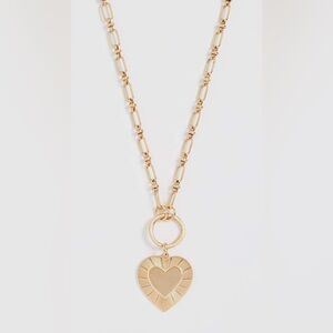 Brinker + Eliza Gold Heart Pendant Necklace